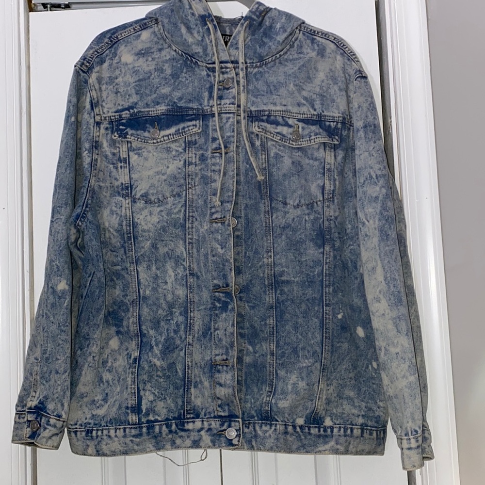 Thrill Jeans Long Sleeve Denim Hoodie Jacket